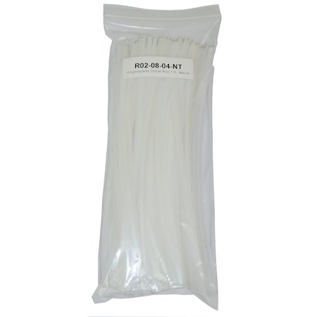 Polyvance Polypropylene Corner Rod, 1/4in x 1/4in, 1 lb, Natural R02-08-04-NT